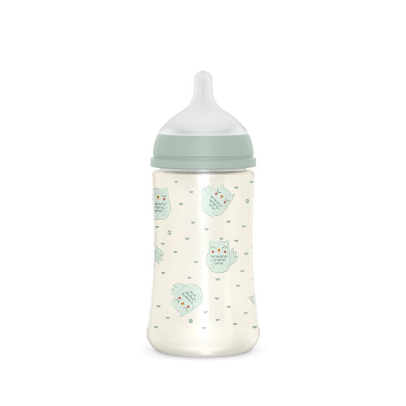 Biberon en polyamide avec t&eacute;tine SX Pro 270 ml d&eacute;bit M Bonhomia Green
