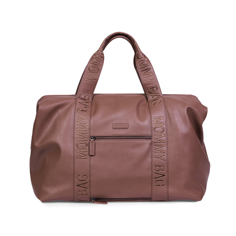 Mommy Bag &reg; Sac A Langer - Signature - Simili - Dark Brown