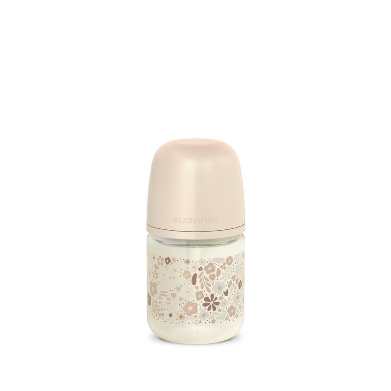 Biberon en verre avec t&eacute;tine SX Pro 120 ml d&eacute;bit S Wonderland