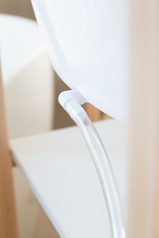 Fasciatoio da bagno bianco naturale
