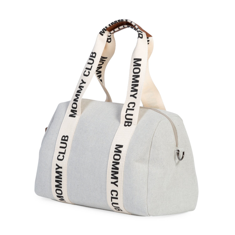 Nusery bag Mommy Club Signature Canvas off white