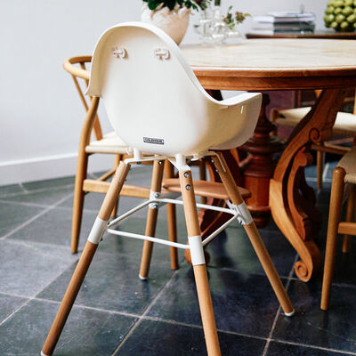 Evolu seggiolone 2 in 1 - Legno / Bianco