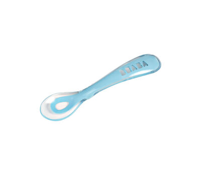  2nd Stage Silicone Spoon blue