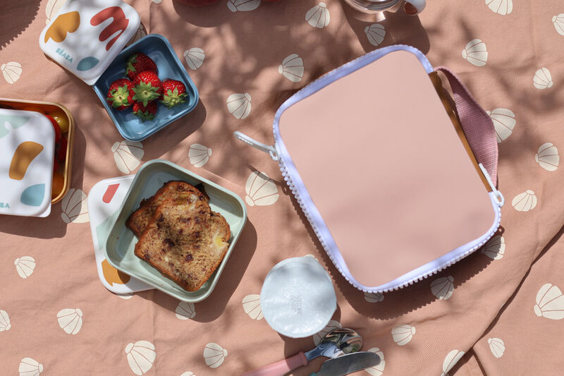 Trousse &agrave; gouter isotherme Faro DUSTY PINK