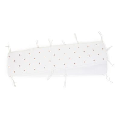 Laufgitter Schutz - 35x340 Cm - Jersey + Musselin - Hearts