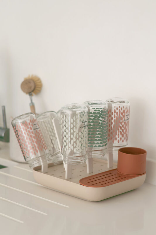 Forest draining rack Removable rods Easy to store - Terracotta/Clay