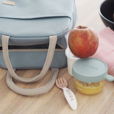 Ge&iuml;soleerde lunchtas frosty green