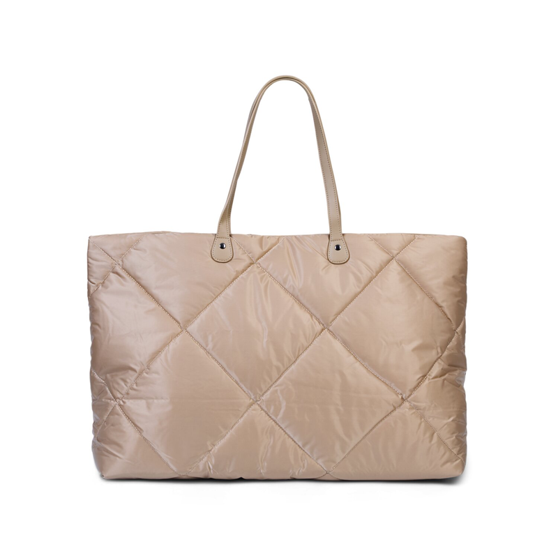 Family Bag Wickeltasche - Gesteppt - Beige