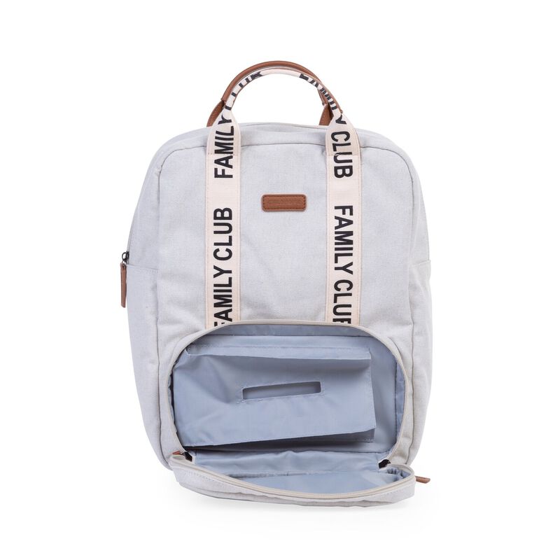 Family Club Signature Sac a Dos - Ecru (Childhome) - Image 11