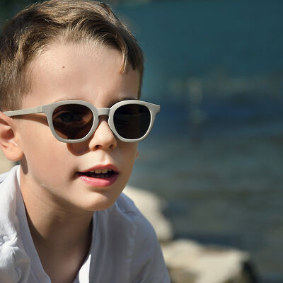 Lunettes 4-6 ans Square Sunny Gris Velours