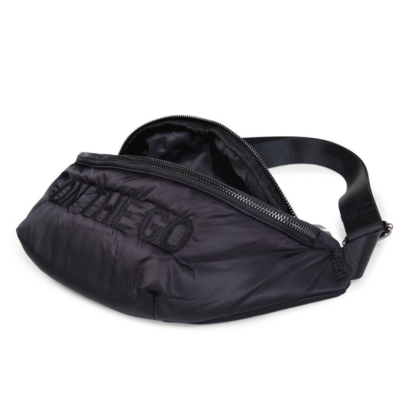 Childhome On-The-Go Belt Bag - Puffered Black 3.0