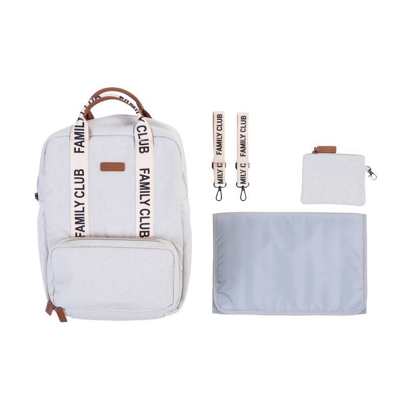 Family Club Signature Sac a Dos - Ecru (Childhome) - Image 13