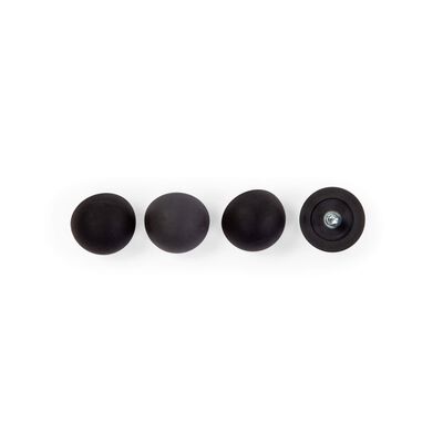Evolu Set De 4 Pieds Caoutchouc - Anthracite