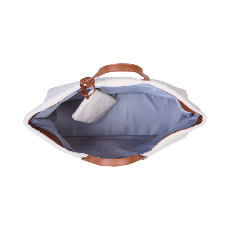 Family Bag Sac A Langer - Teddy Ecru (Childhome) - Image 6