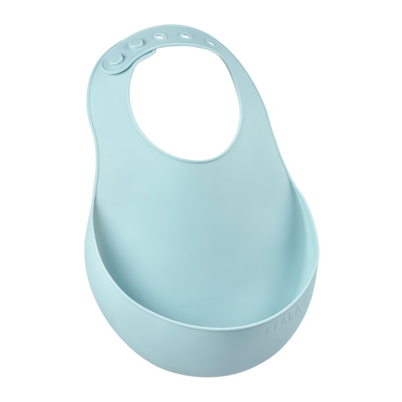 Silicone Baby Bib airy green