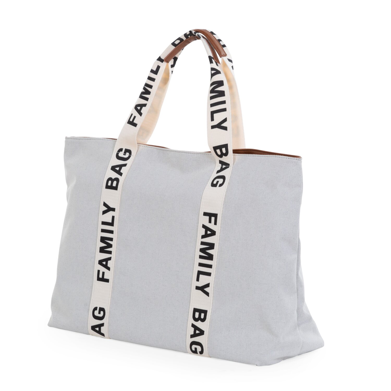 Family Bag Sac A Langer - Signature - Canvas - Ecru