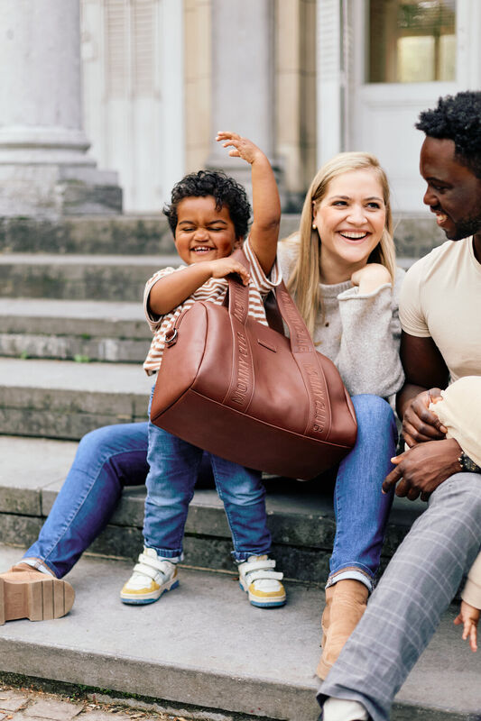 Mommy Club  Sac &agrave; Langer - Signature - Simili - Dark Brown