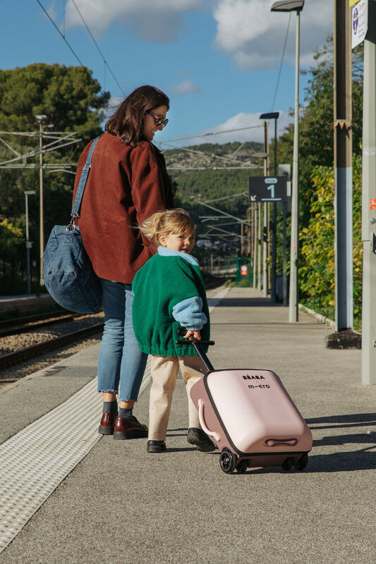Luggage Eazy Koffer mit Sitz - Sorbet 