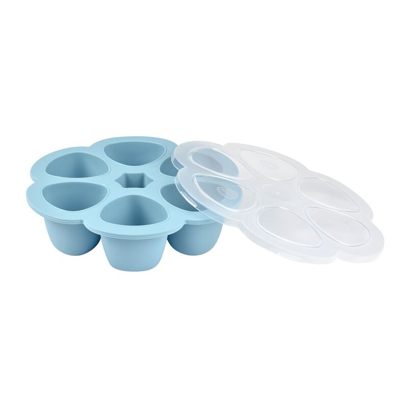 Moule multiportions silicone 6X90ml Bleu