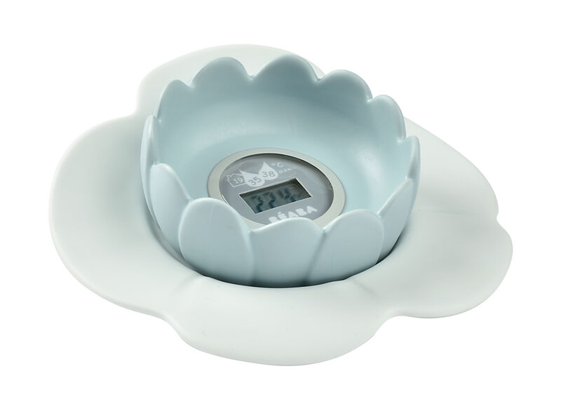 Thermomètre de bain Lotus green blue