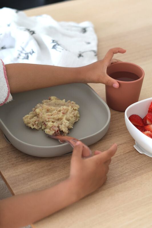 Coffret repas silicone Terracotta