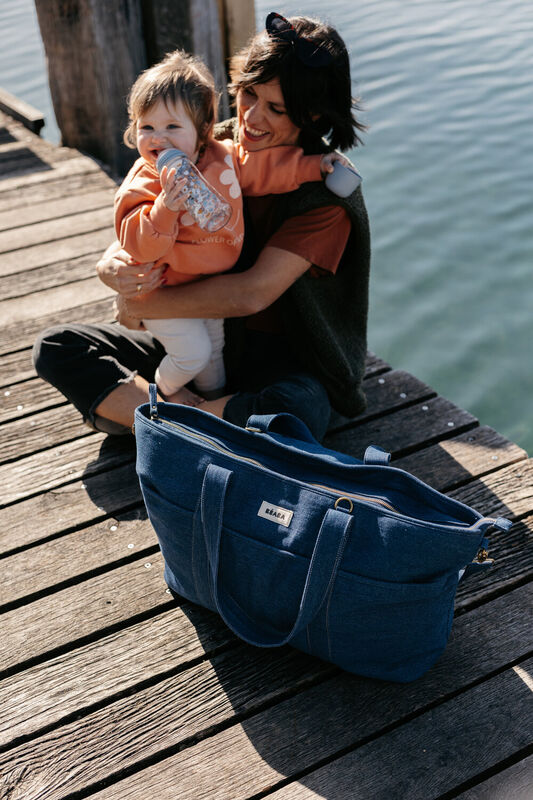 Wickeltasche Madrid XXL - Denim