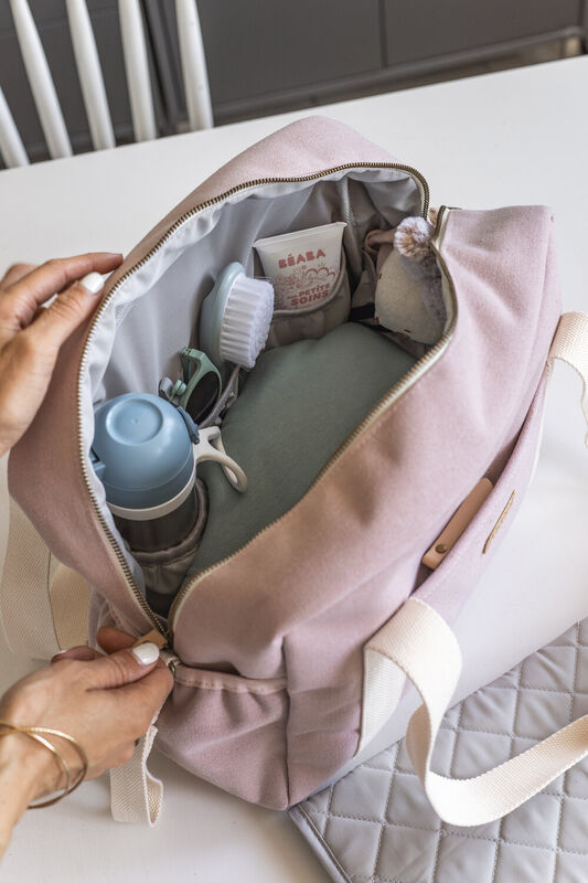 Wickeltasche Paris dusty pink