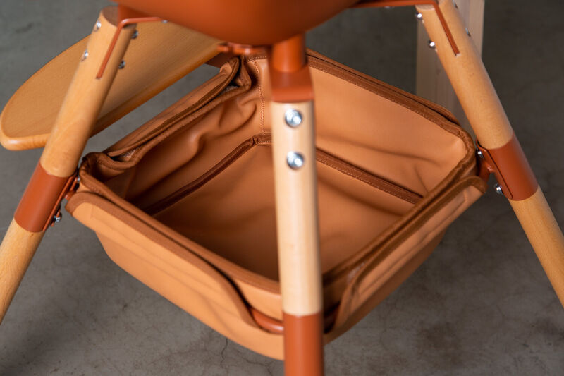 Evolu Basket - Leather - Nude