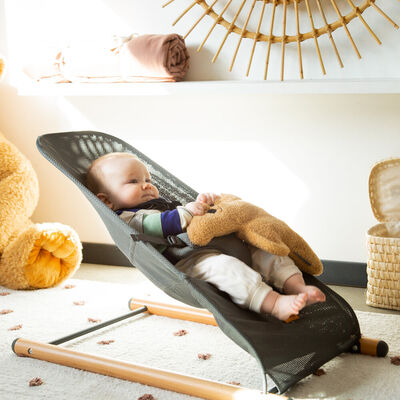 Childhome Evolux Bouncer - Natural Anthracite