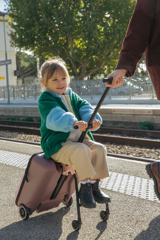 Equipaje Maleta Eazy con asiento de viaje - Sorbete