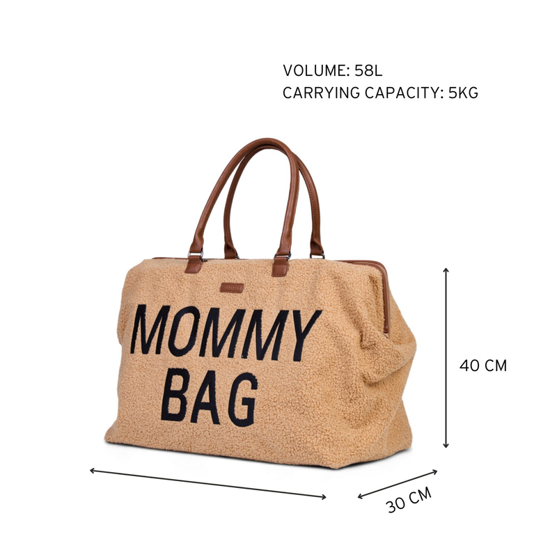 Mommy Bag ® Sac A Langer - Teddy Brun (Childhome) - Image 9