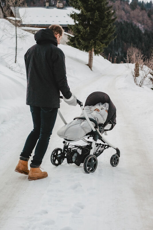 BEABA Stroller Muffs - Grey