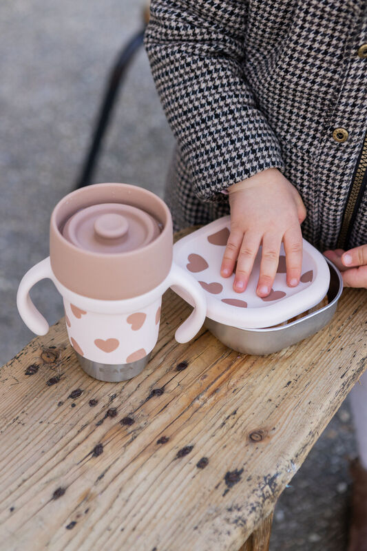 Stainless steel learning cup Click and drink - BigLove