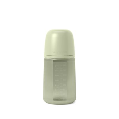 Colour Essence SX Pro 240 ml M flow siliconen zuigfles met speen Green