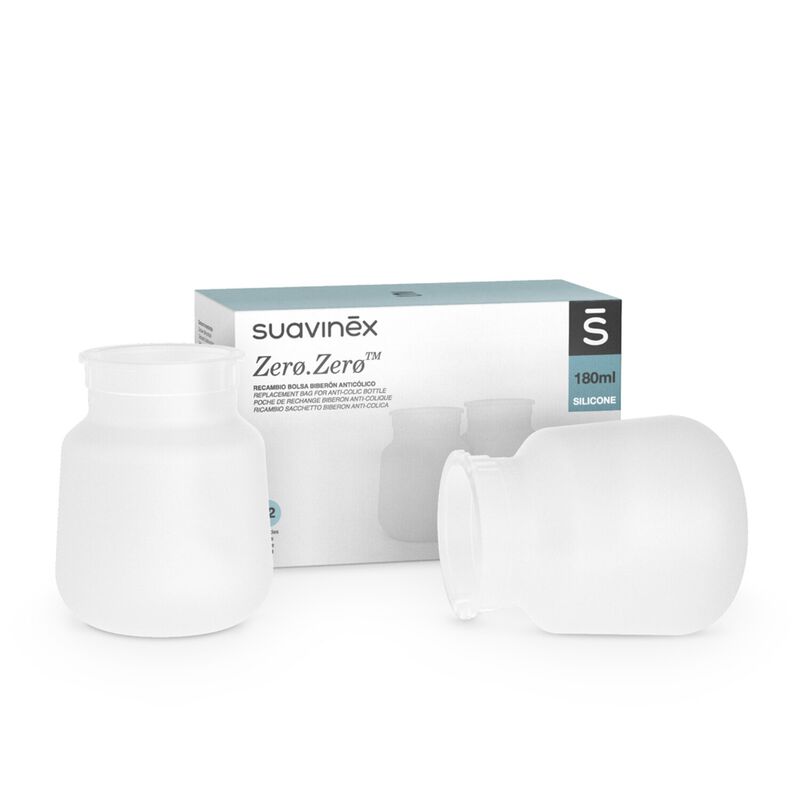 ZERO.ZERO 180 ml anti-colic feeding bottle replacement pouch
