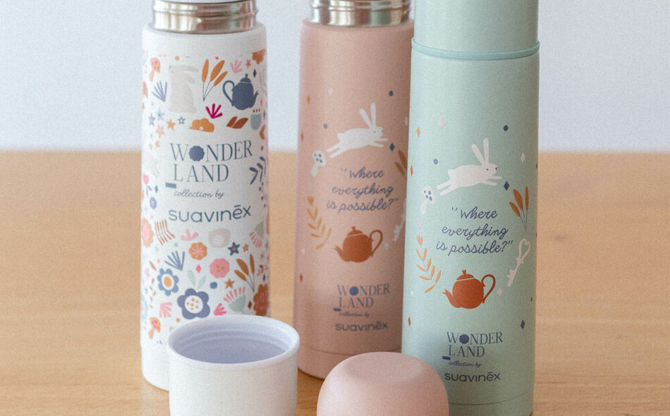 Wonderland 500ml insulated bottle