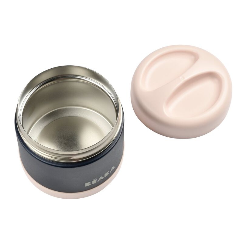 Thermo Portion Stainless Steel Isothermal Portion Container500 ml (Light pink/Night blue)