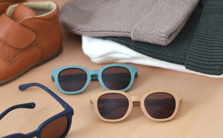  Gafas para 9-24 meses SQUARE LUCKY ocre