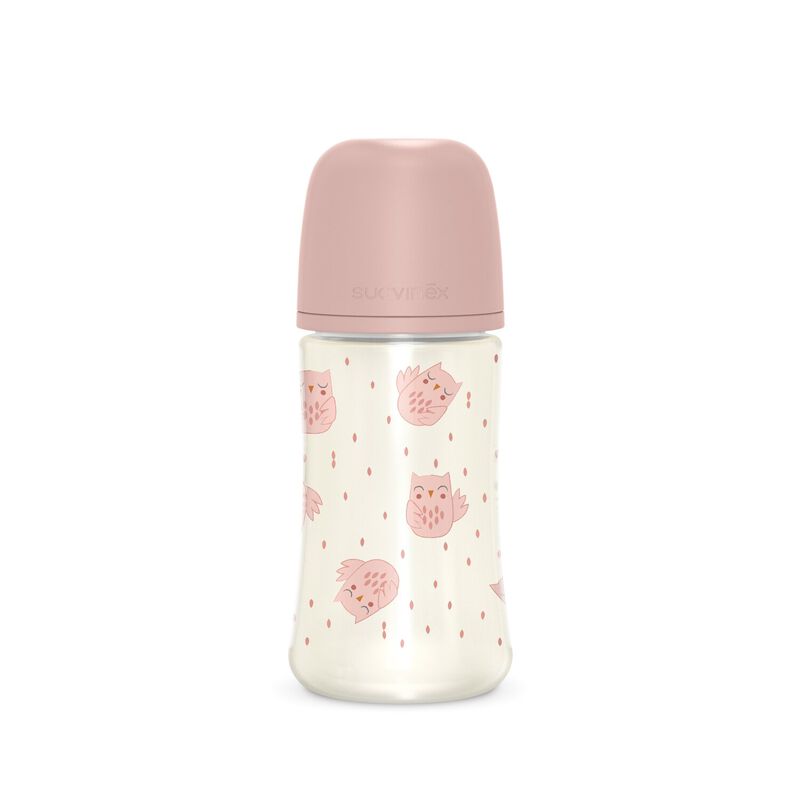 Biberon en polyamide avec t&eacute;tine SX Pro 270 ml d&eacute;bit M Bonhomia Pink