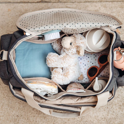 Sac &agrave; langer Sydney II - Gris Chin&eacute; fonc&eacute;