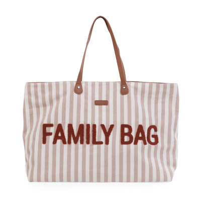 Nursery bag Family Bag Stripes nude