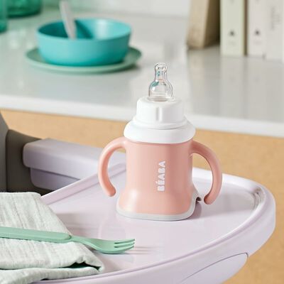 Tasse Evoluclip 3 en 1 Vieux rose