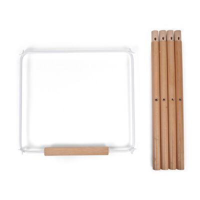 Evolu gambe extra lunghe Legno / Bianco