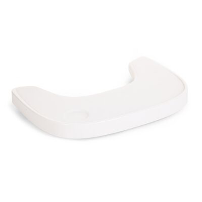 Evolu Tablette De Chaise - Abs - Blanc + Napperon En Silicon