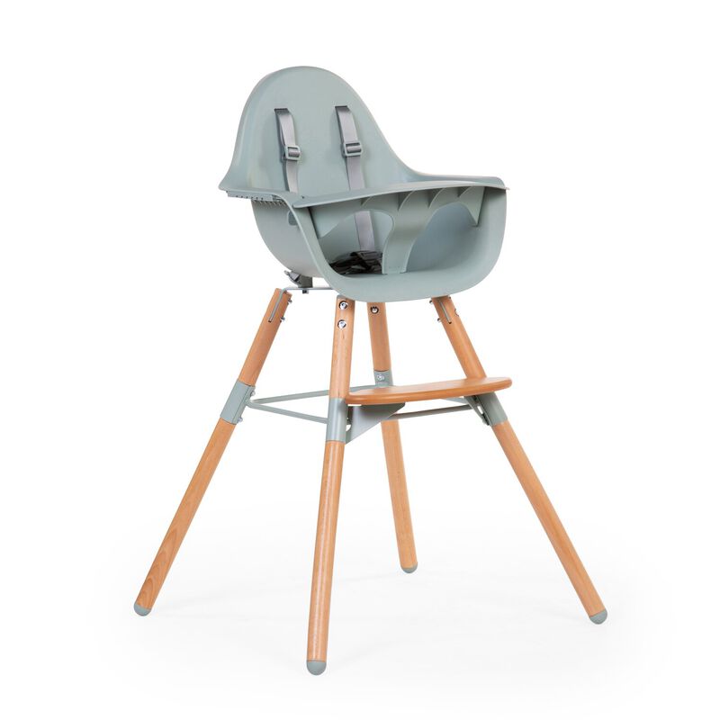 Evolu High Chair - Adjustable In Height (50-75 Cm/*90 Cm) - Natural Mint