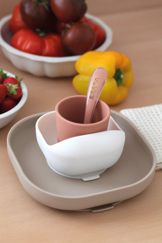 Contenitore per il pranzo in silicone da 4 pezzi - Terracotta / Gazelle 