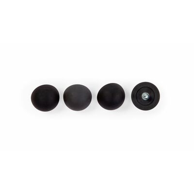Evolu Set De 4 Pieds Caoutchouc - Anthracite