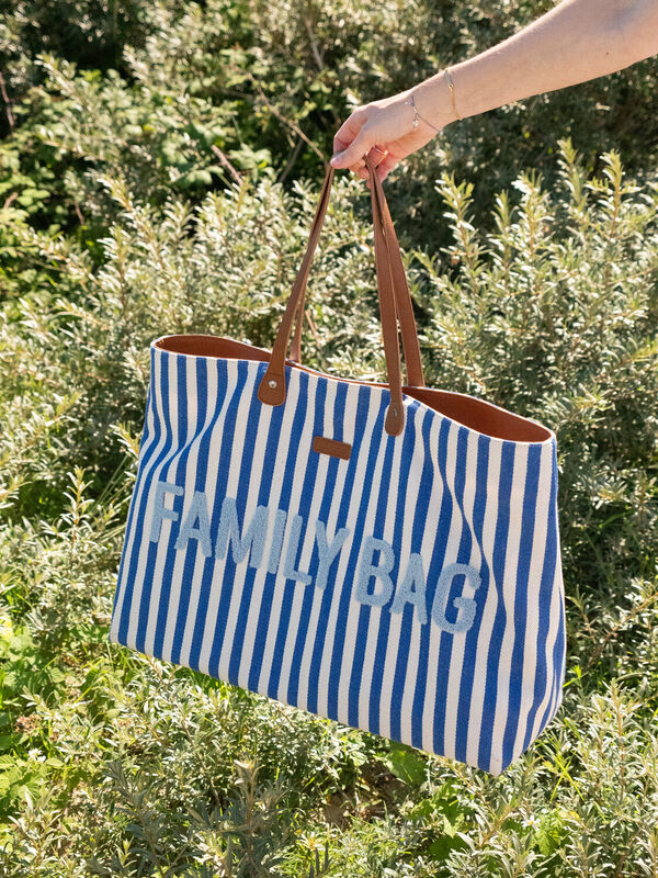 Family Bag - Righe Blu
