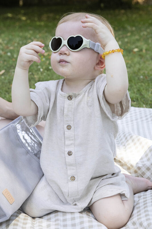 Sunglasses 0-9 months Baby heart - Mint