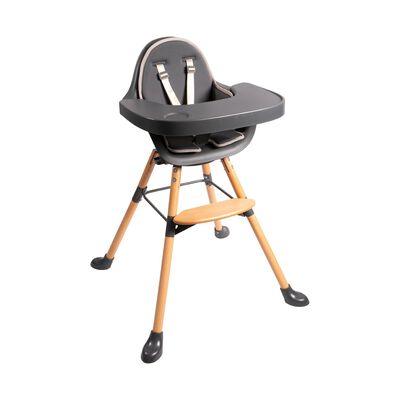 Childhome Evolu One.80° High Chair Anthracite + Dark Grey Ne